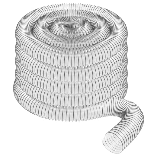 4" x 50' CLEAR PVC DUST COLLECTION HOSE BY PEACHTREE WOODWORKING PW377