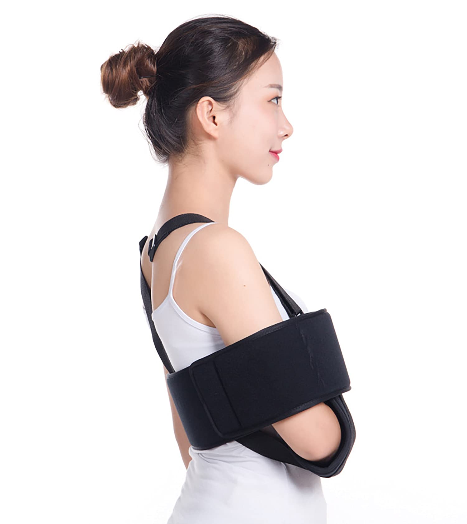 Cabestrillo para Brazo, inmovilizador de Hombro, para fracturas rotas, dislocación de Huesos, esguinces, esguinces y desgarros, Talla única Unisex.