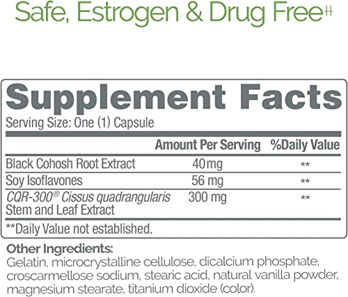 Image of Estroven Weight Management for Menopause Relief - 60 Ct. - Clinically Proven Ingredients Help Manage Weight, Provide Night Sweats & Hot Flash Relief - Drug-Free & Gluten-Free