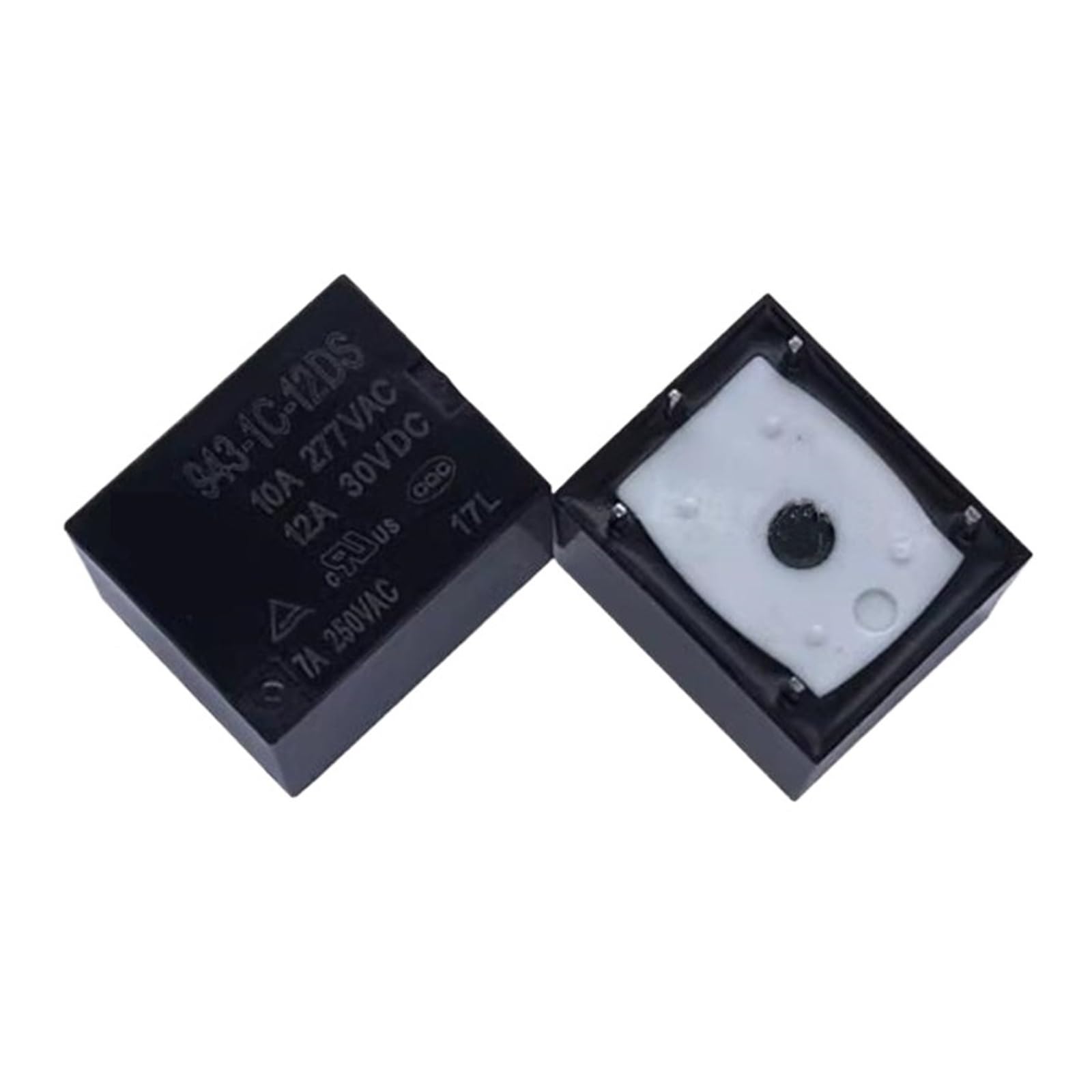 Relais 12V 943-1C-12DS DC12V pour circuits imprimés électroniques (Lot de 20 pièces)