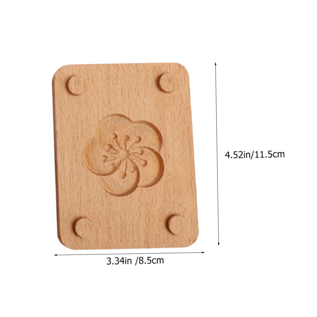 Alipis 1Set Dual Green Bean Cake Baking Hand Pressed Easy to Clean Baking Tools for Homemade Treats for Present Giving and Holiday Baking