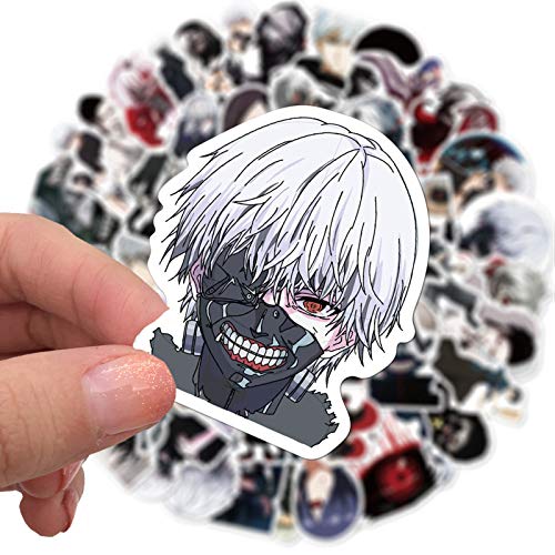 Adesivos Tokyo Ghoul para laptop e garrafa de água, decalque de vinil anime legal para telefone adol