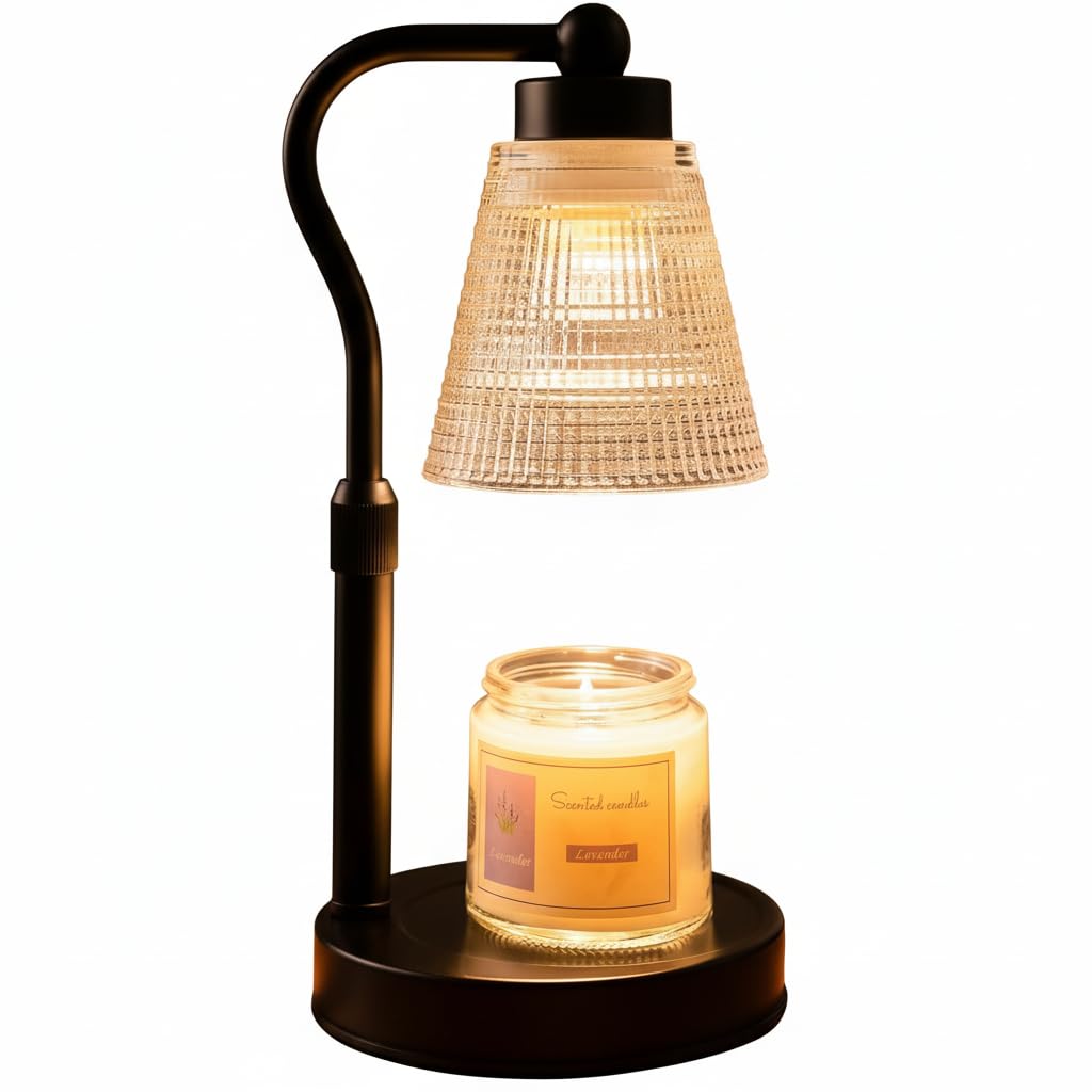 Candle Warmer Lamp for Jar Candles – Dimmable with 2/4/8H Timer