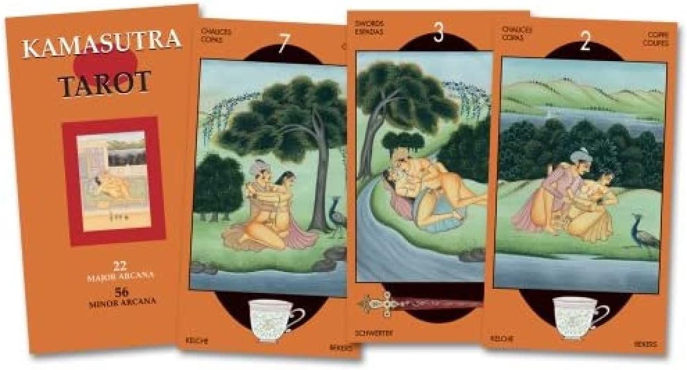 Kamasutra Tarot: 78 Full Colour Cards and Instructions: Tarot Deck Paperback – 25 July 2006
