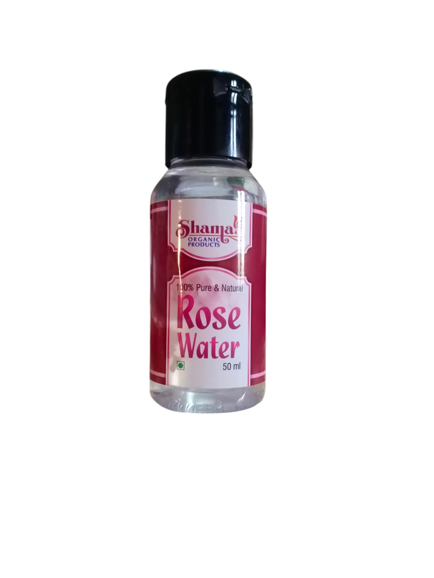 Shama Rose Water, 100% Pure & Natural Rose Water, 50 ml (pack of 2)