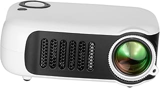 Hemobllo Projector Mini Mini Projector Projection Machine Cinema Media Player Portable Projector Household White Player A2000 Family Cinema Projector LED Projector