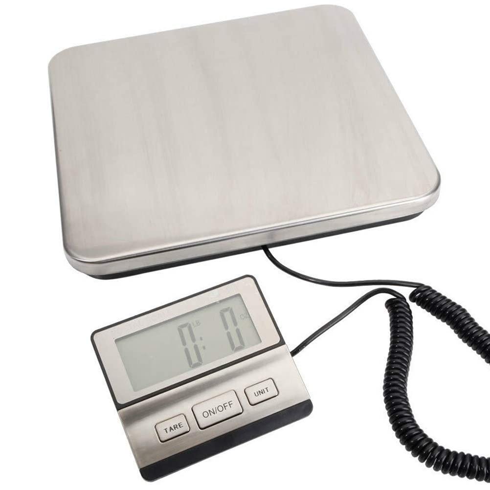 Balanza Digital de Plataforma, balanza electrónica de Piso Resistente y Plegable, Pantalla LCD de Alta definición, cálculo de Precios de Paquetes de Equi,
