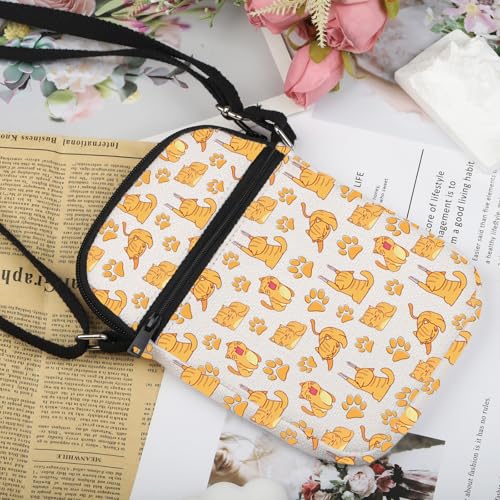 VAMSII Orange Cat Lover Gift I'm An Orange Cat Mom Crossbody Bag Orange Cat Owner Travel Bag Cat Breeder Gift3