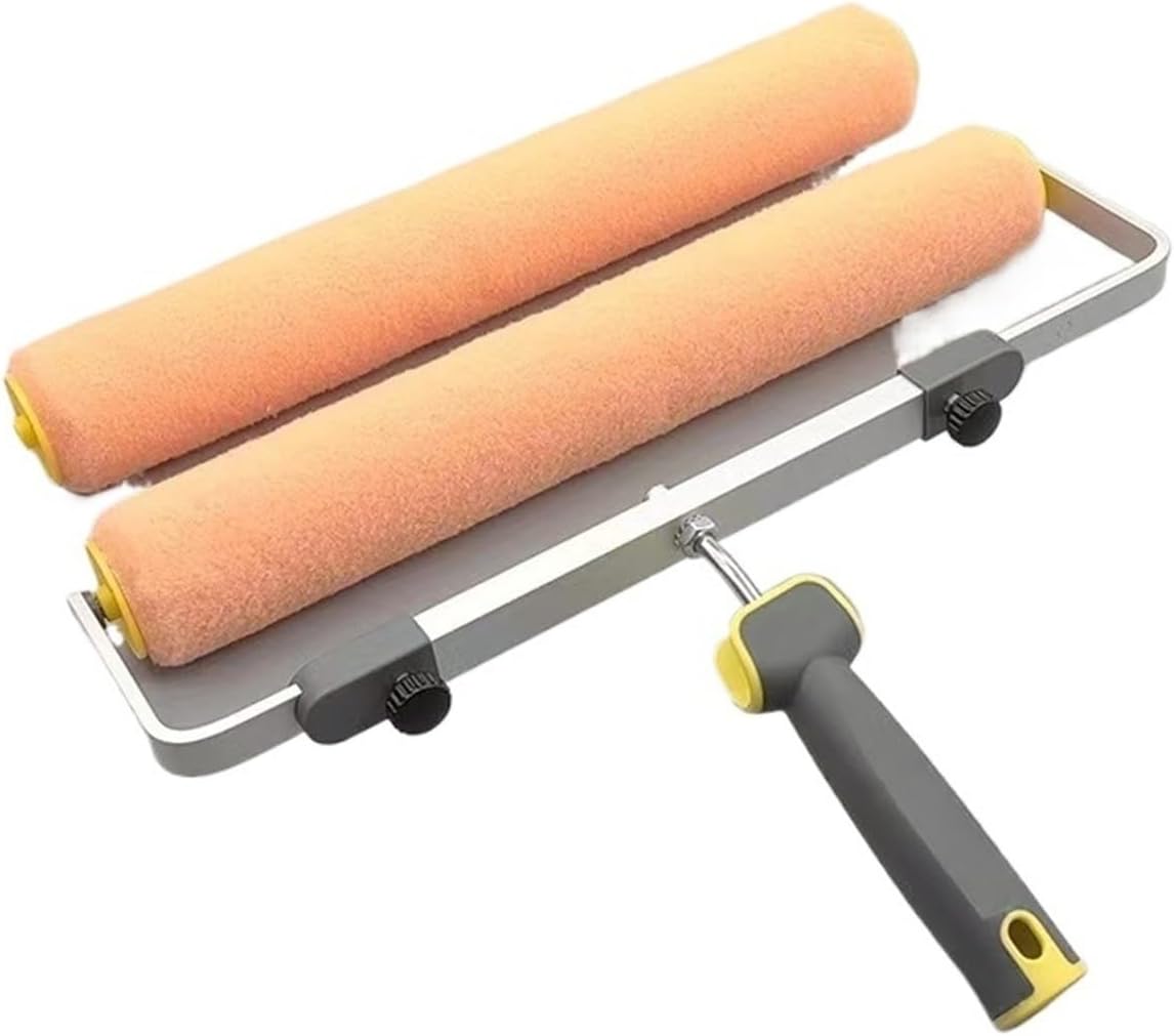 Household 18 Inch Roller Paint Brushes for Walls with Frame Set for Door Bedroom Home Kitchen Bathroom Living Room(11mm 3PCS)