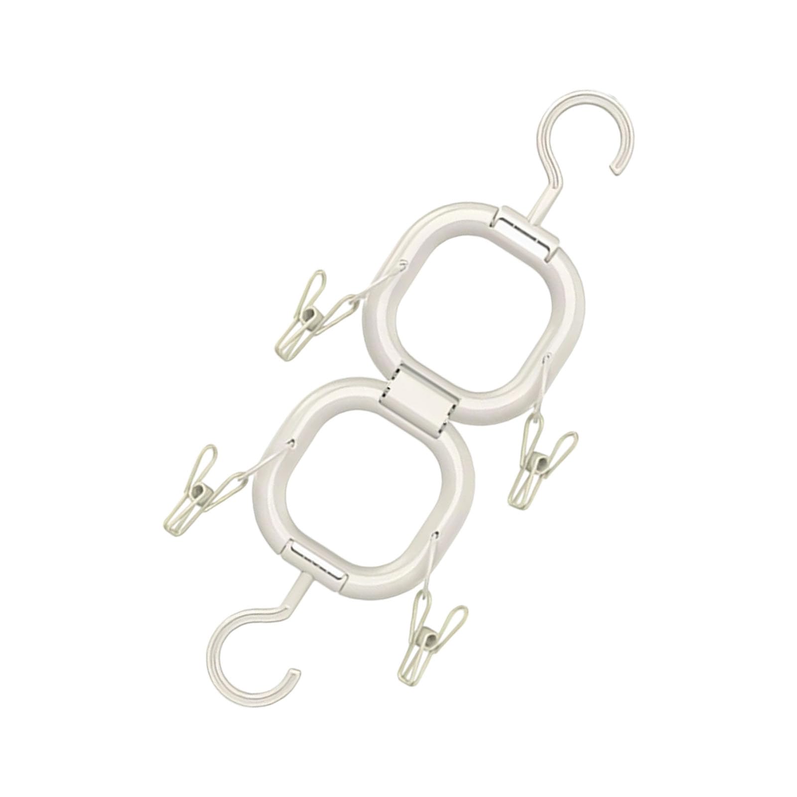 Nucelit Easy Installation Closet Organizers for Small Space PP Hangers Scarves Accessories Storage Multifunctional Storage Hook