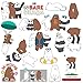 WE Bare Bears Stickers Die Cut Vinyl Sticker Variety Pack - Laptop, Water Bottle, Scrapbooking, Tablet, Skateboard, Indoor/Outdoor - Set of 50
