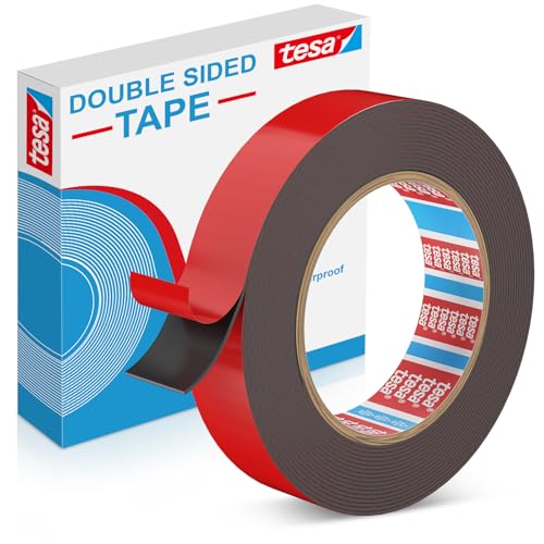 Emitever 6411 Doppelseitiges Klebeband - 24mm x 5.5m, Extra Starkes Montageband, Acrylschaum-Klebeband. Geeignet für Automobilbereich, Wohnraumgestaltung, Außenbereichsreparaturen und Installationen.