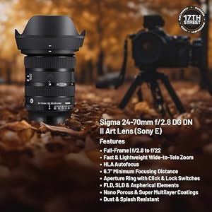 Sigma 24-70mm f/2.8 DG DN II Art Lens for Sony E, Full Frame Format Bundle — photo 3 of 6