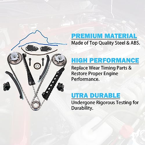5.4 Timing Chain Kit Cam Phaser Repair Kit for 2005-2014 Ford F-150, F-250, F-350, Expedition, Lincoln Navigator, Mark LT 5.4L Triton Cam Phaser Repair Kit by MNJWS - Image 6