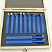 Wisamic 11 Pcs 5/16 inch Carbide Tipped Cutter Set for Metal Lathe Turning, Boring, and Chamfering