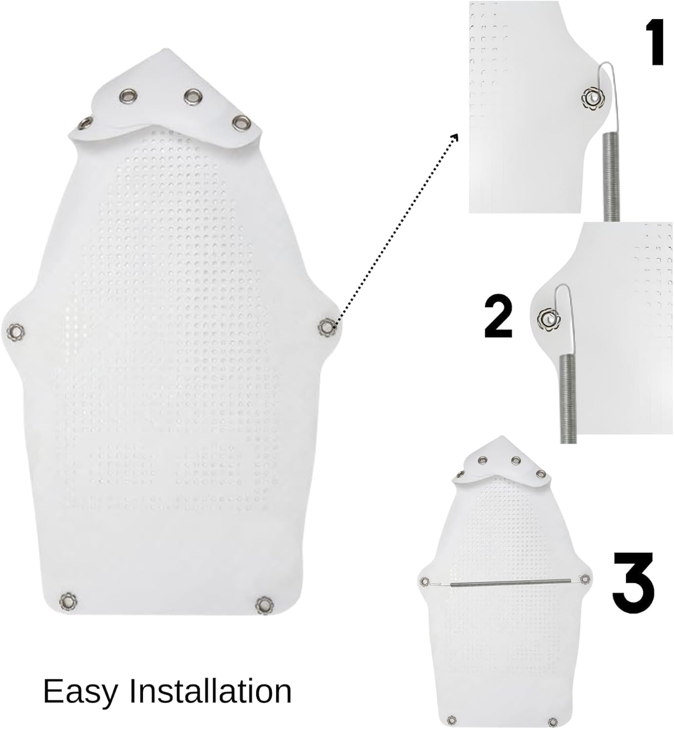 2 Piece - Cover Iron Shoe Used for Electric Iron Clothes Protector When Ironing - Prevents Burn, Sticking,Easy Installation Sole Plate Accessory