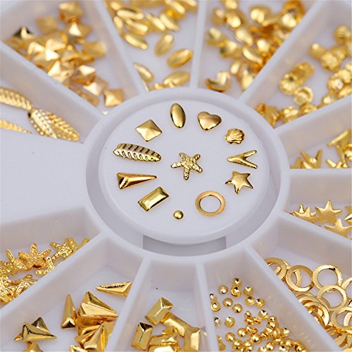 Nato piuttosto nail rivetto borchie stella stella