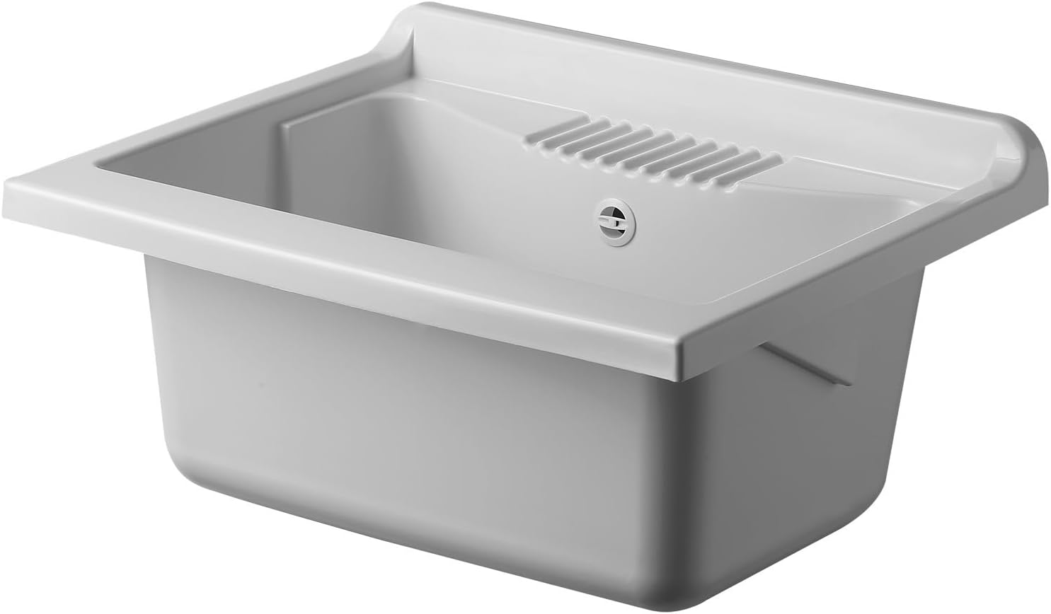 PP Resin Basin Basin Tray Moisture Resistant Resistant to Acids of Common Use Drain Kit Included for Indoor and Outdoor Use L60X
