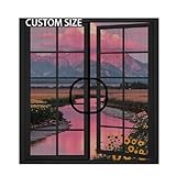 Custom Größe Anpassen Magnetisches Fliegengitter Fenster, Personalisiert Öffnungsstellung...