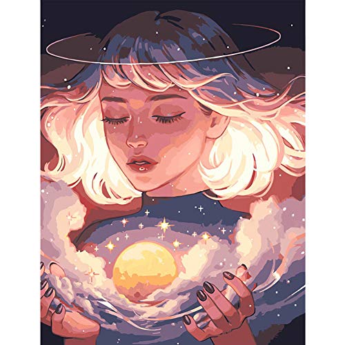 Sendaoer DIY Diamond Painting Kits for Adultsï¼ŒStar Princess Full Drill Crystal Rhinestone Diamond Gem Painting with Diamonds Kits Mosaic Making Supplies Arts Craft for Home Wall Decor ï¼ˆ11.8x15.7inchï¼‰
