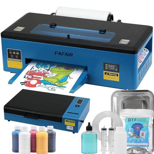 FAFAIR A3 L1800 DTF Printer with White Ink Mixing System & Auto Clean,...
