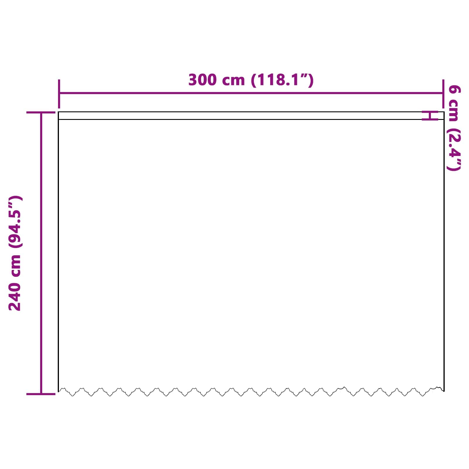 Rideau en Dentelle Floral Blanc 240 x 300 cm Polyester pour Fenêtre Salon Chambre Bureau Décoration Intimité Tamisage Lumière
