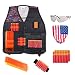 Hely Cancy Kids Tactical Vest Kit 2 Pack for Nerf N-Strike Elite/Fortnite More Ammo Less Hurt