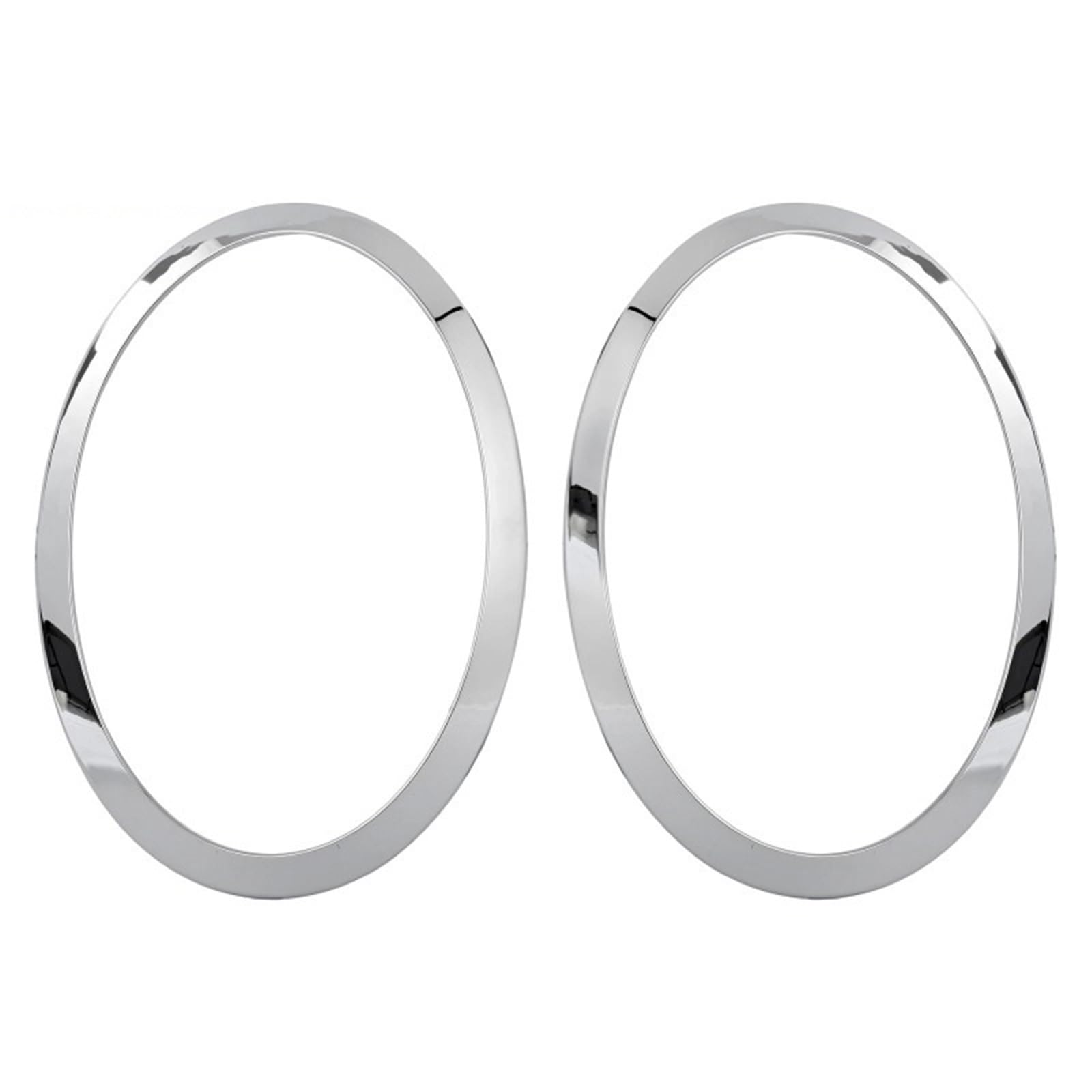 Klistermärkesskydd Bilstrålkastare Ögonlocksskydd 1 para osłona pierścienia reflektora pasuje do Mini Cooper S F55 F56 F57 2014-2021 OEM 51137449209 51137449210(Chrome)