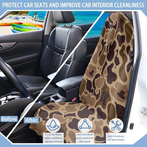 Image of Butterfly Car Seat Towel Cover Fashion Auto Interior Waterproof Soft Auto Seat Covers Anti-Slip Vehicle Seat Protector Universal Size Fit for Most Cars SUVs Trucks Vans