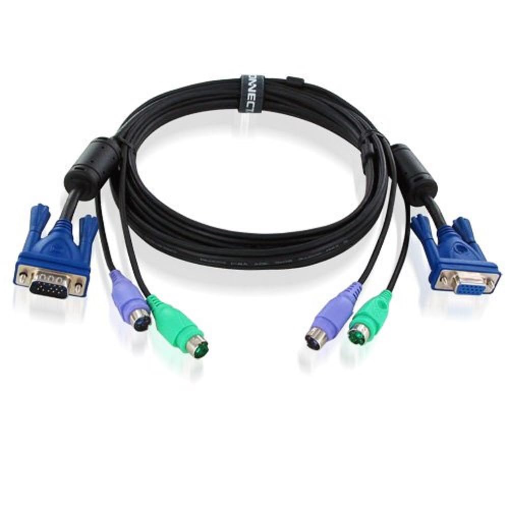 SPS-15P 15ft PS2 Slim Design KVM Cable