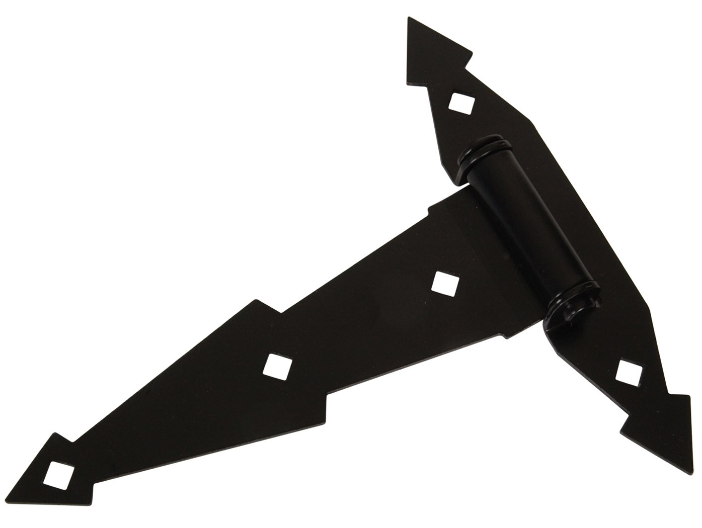 Printemps T-hinge Hillman 851658 charnière noire de 20,3 cm pour porte