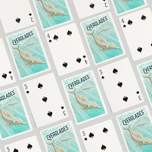 Baraja Póker Botella Delfín Everglades Pastel miniatura 4