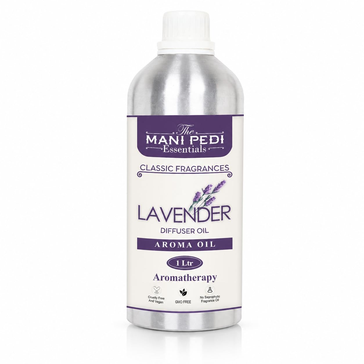 TMPE Lavender Diffuser Oil with Long-lasting Aroma. Floral, Herbal Fragrance Promotes Relaxation, Calmness & Better Sleep | Ideal for Aromatherapy, Diffusers & Air Purifiers - 1 L (1000 ml)