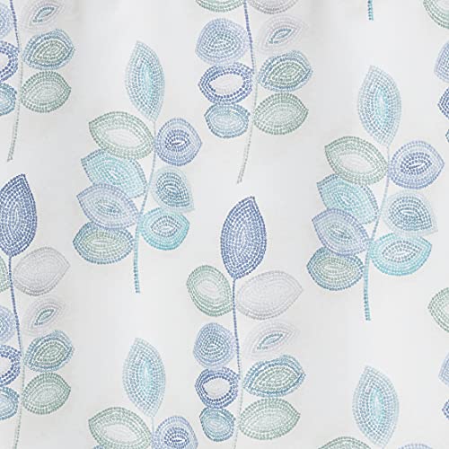 Croscill Mosaic Leaves Spa Shower Curtain, Light Cream - Image 6