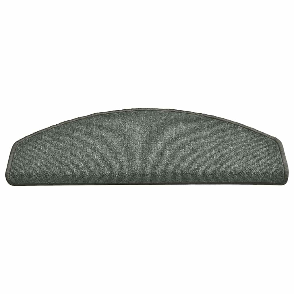 Alfombrillas para peldaños (30 unidades, 65 x 24 x 4 cm, semicirculares, de polipropileno con cinta adhesiva de doble cara, antideslizantes, autoadhesivas, para protección y seguridad en