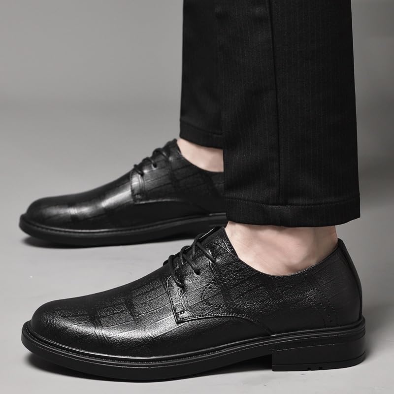 Men's Lace-Up Comfortable Fashion Dress Shoes Modern Classic Anti Slip Walking for Business Wedding2