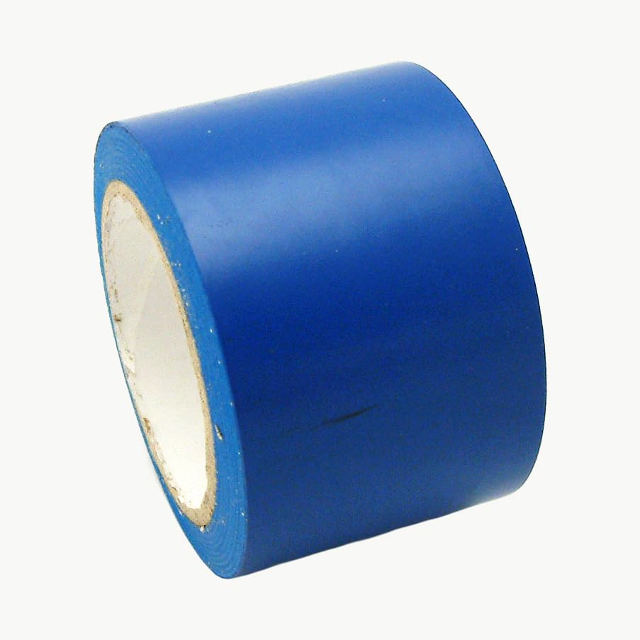 JVCC Colored Vinyl Tape (V-36): 4 in. (96mm actual) x 36 yds. (Dark Blue)