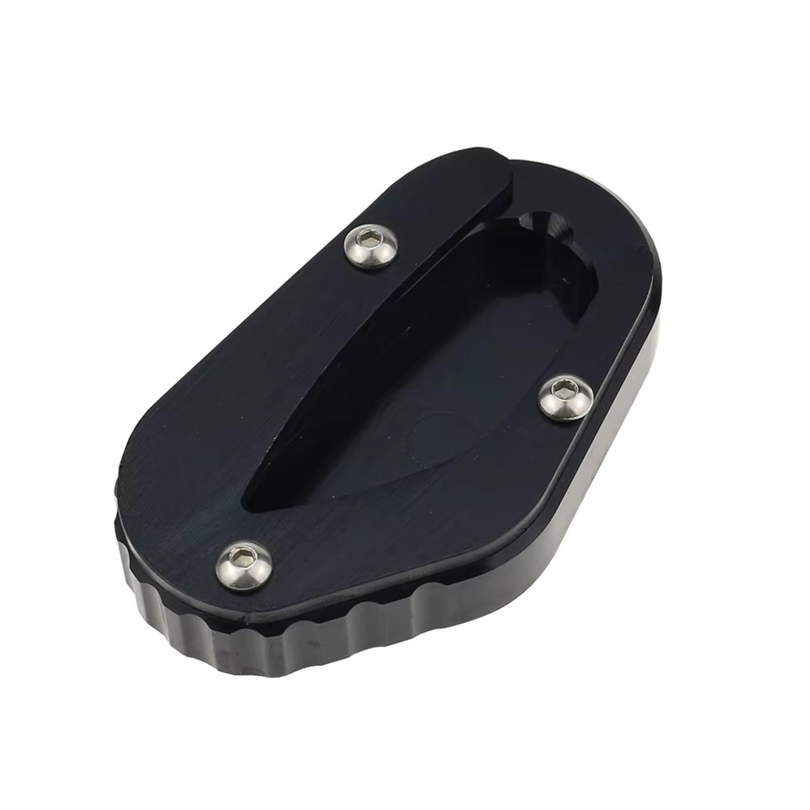 Ysslyeu Black Kickstand Support Plate Compatible With Triumph For Bonneville T120 2016-2023 Kickstand Sidestand Stand Extension Enlarger Pad