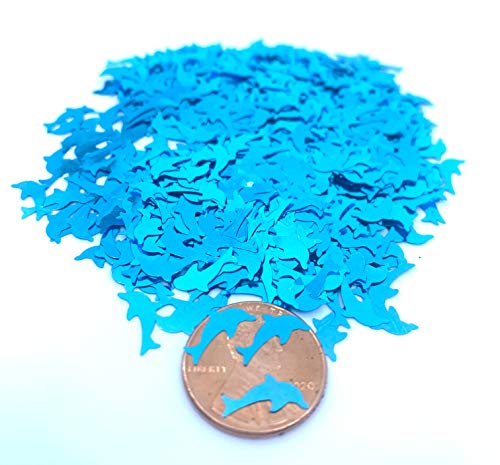 Dolphin Glitter Shape Solvent Resistant Glitter Lips For Tumblers Polyester Nail Art Confetti For Summer (1Oz) #TOP1