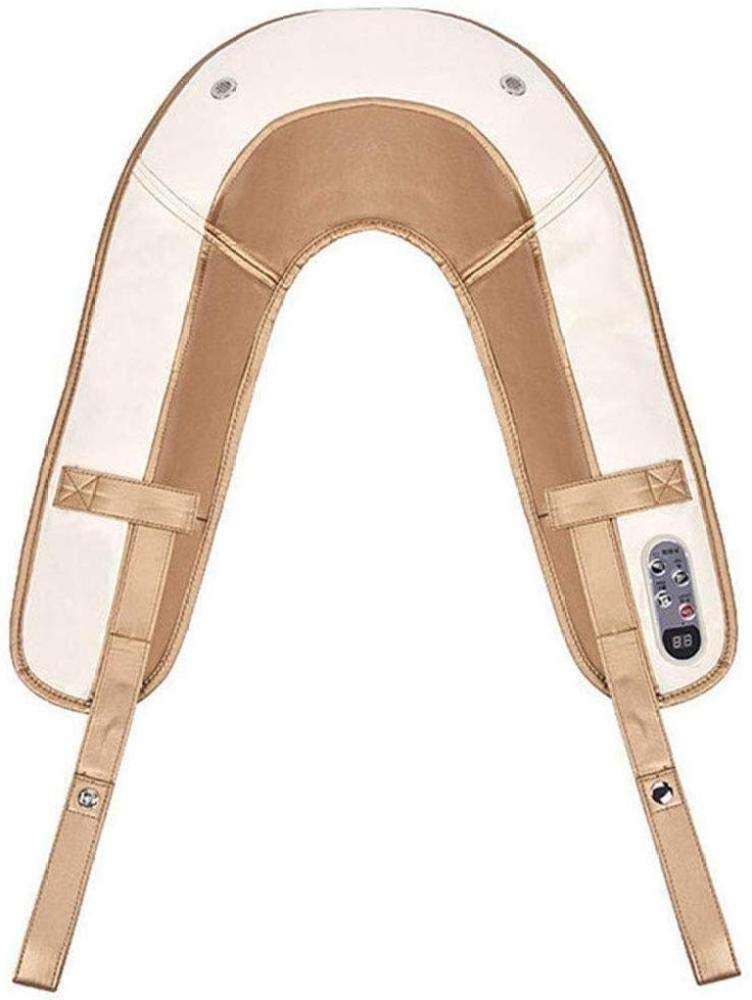 ZZAI Mantón De Masaje De Cuello - Simulación Shiatsu Batir Masaje De Amasamiento con Calentamiento A Temperatura Constante Alivio De Fatiga Vigorizante