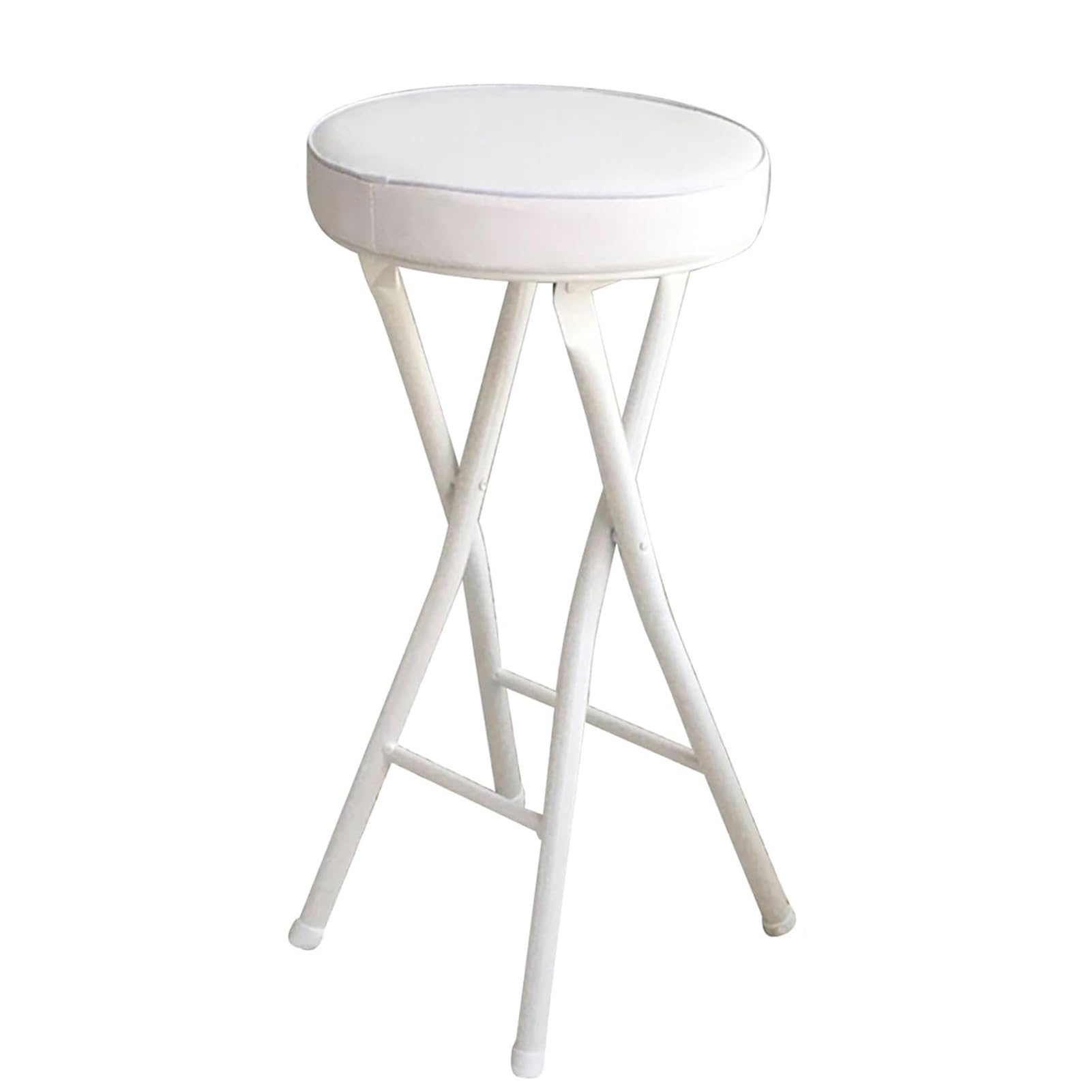 Tabouret de bar pliable gain de place pour petits espaces avec assise rembourrée confortable