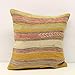 Handmade Kilim pillow 16x16 inch Decorative pillow Boho design Ethnic pillow Cushion Cover