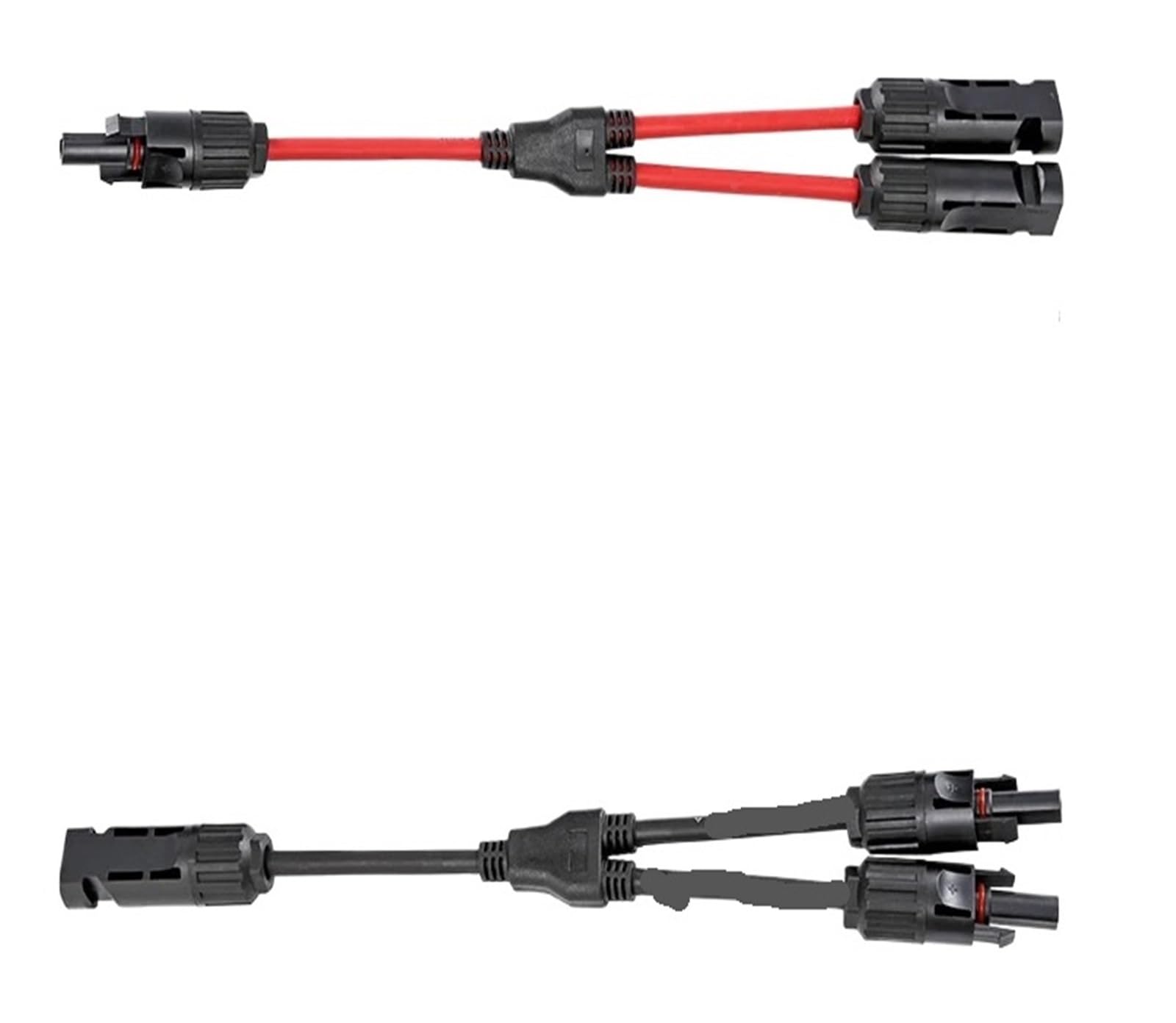 Conector paralelo práctico adaptador de rama Panel Cables distribuidor enchufe en línea conectores fotovoltaicos(5pairsRB1000)