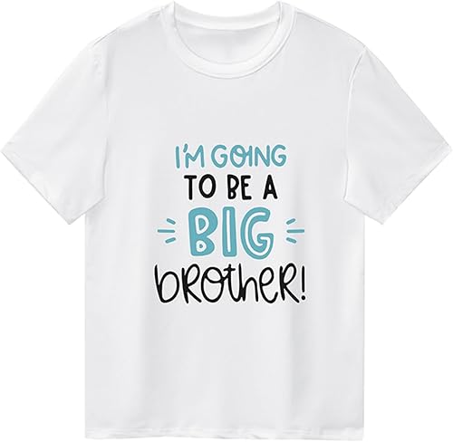 Camisetas de hermano mayor, camisetas para bebé, niño, con texto en inglés "I Going to be a Big Brother", camisetas de anuncio de ropa, regalo