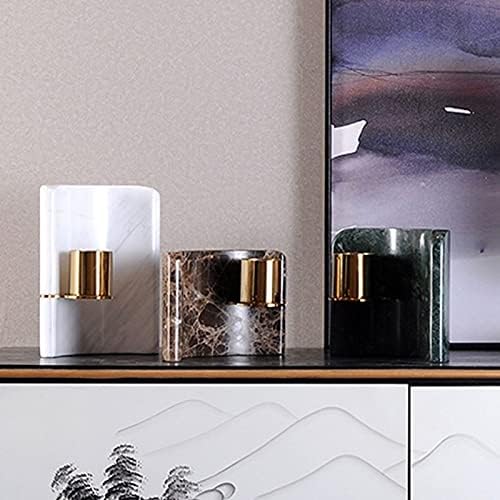 candle-holder Creative Marble Candlestick Decoration Dining Table Lamp Luxury Decoration Simple Modern Home Living Room Bedroom Decoration candlestick(B)