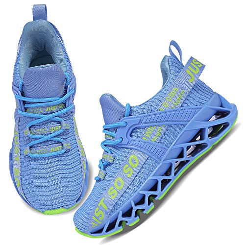 UMYOGO Boys Girls Kids' Sneakers Knitted Mesh Sports Shoes Breathable Lightweight Running Shoes for Kids Fashion Athletic Casual Shoes