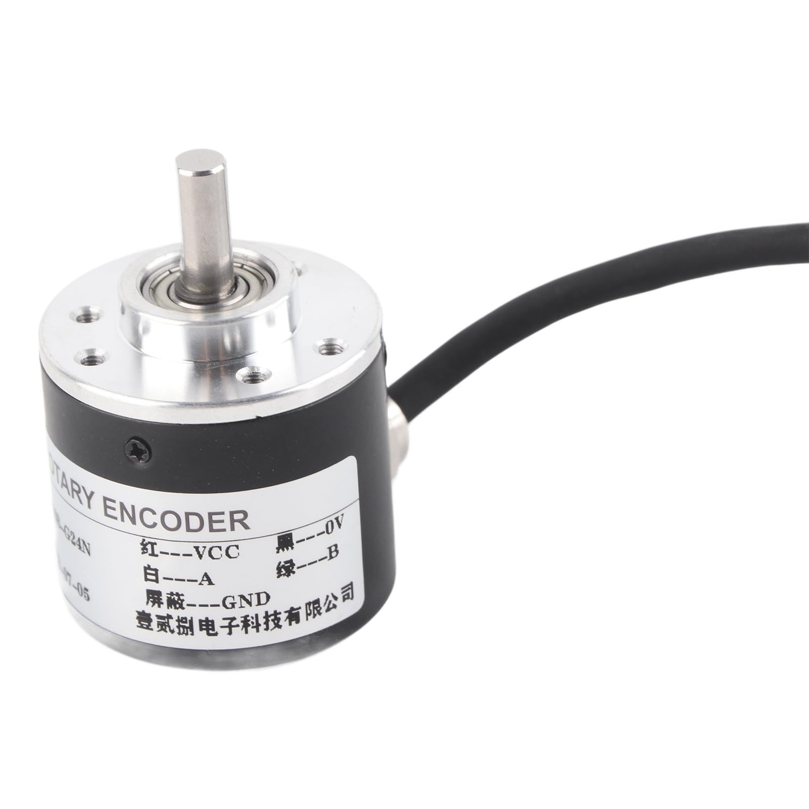 Encodeur 600 P/R 5V-24V, codeur rotatif incrémental photoélectrique à 2 phases 6mm, utilisé pour mesurer la vitesse de rotation, l'angle et l'accélération de l'objet