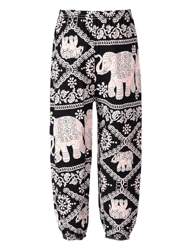 Kids Yoga Trousers Bohemian Beach Pants Baggy Harem Pants Activewear for Boys and Girls