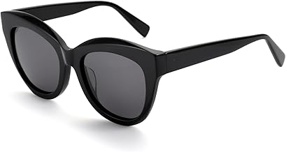 ZENOTTIC Occhiali da Sole Polarizzati alla Moda per Donne: Retro a Forma di Cat-Eye - Progettati per le Vacanze con Protezione UV400
