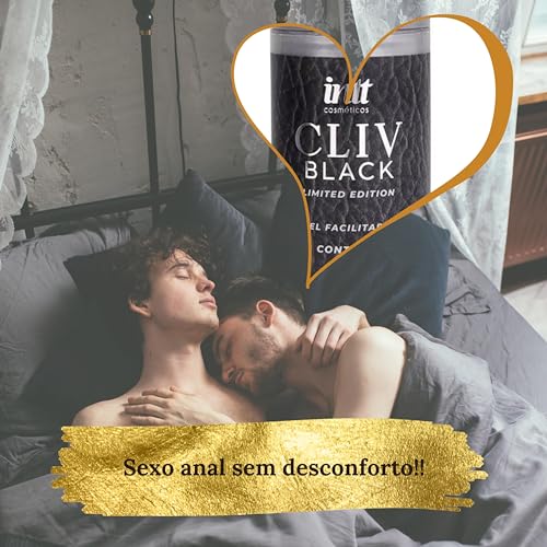 Gel Cliv Intt Black Dessensibilizante Lubrificante Super Extra Forte Anestésico Anal Sem Dor 17g